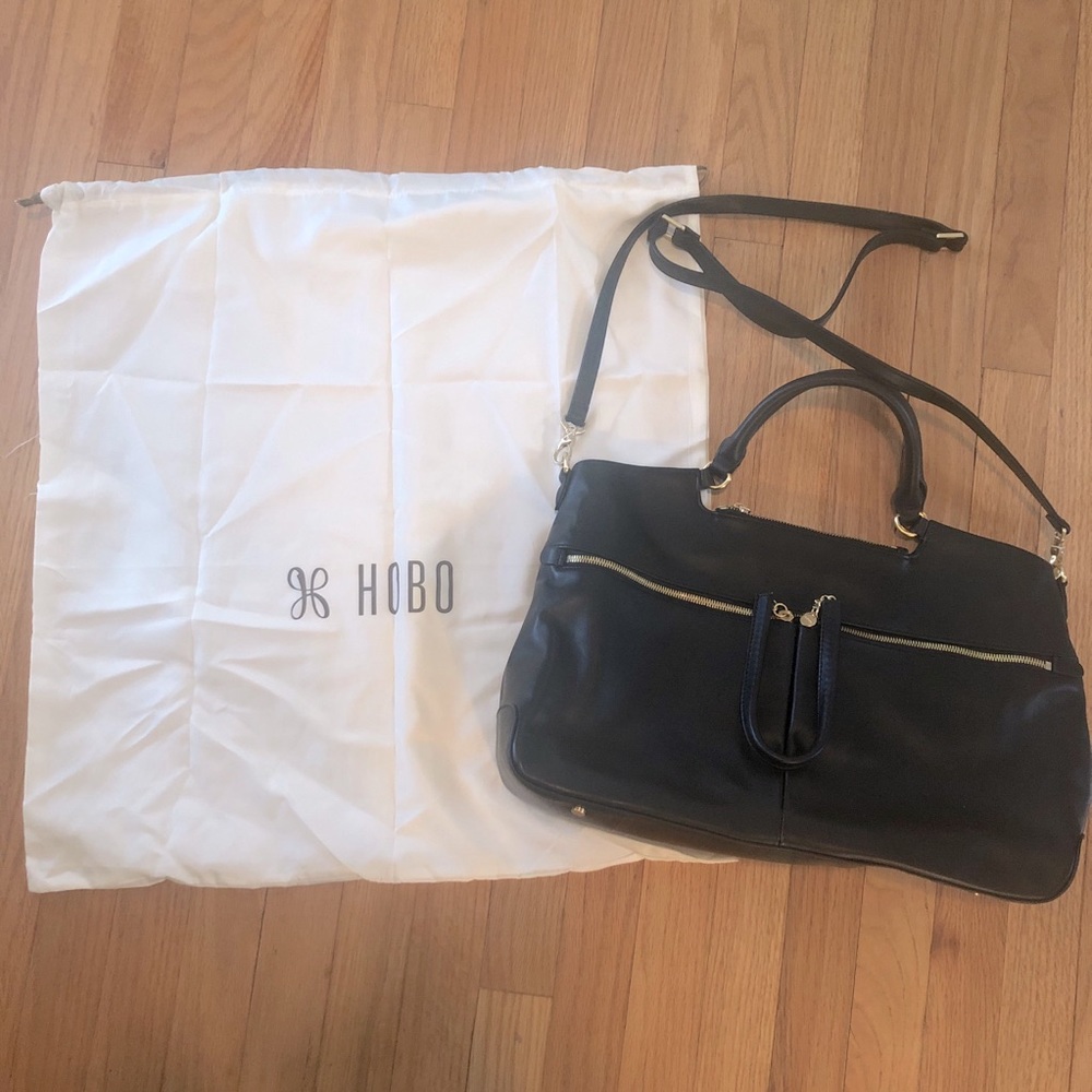 Hobo Black Tote Bag